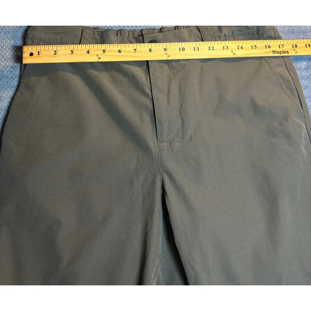Banana Republic Hybrid Shorts Mens Gray Excellent Stretch Ripstop 34